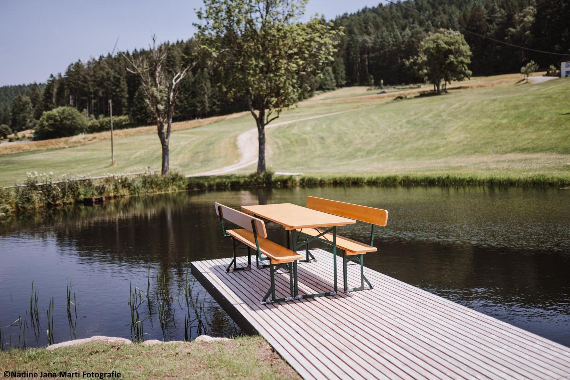 הוילה הורנברג Ferienhaus Im Schwarzwald Am See "Backhaeusle" מראה חיצוני תמונה