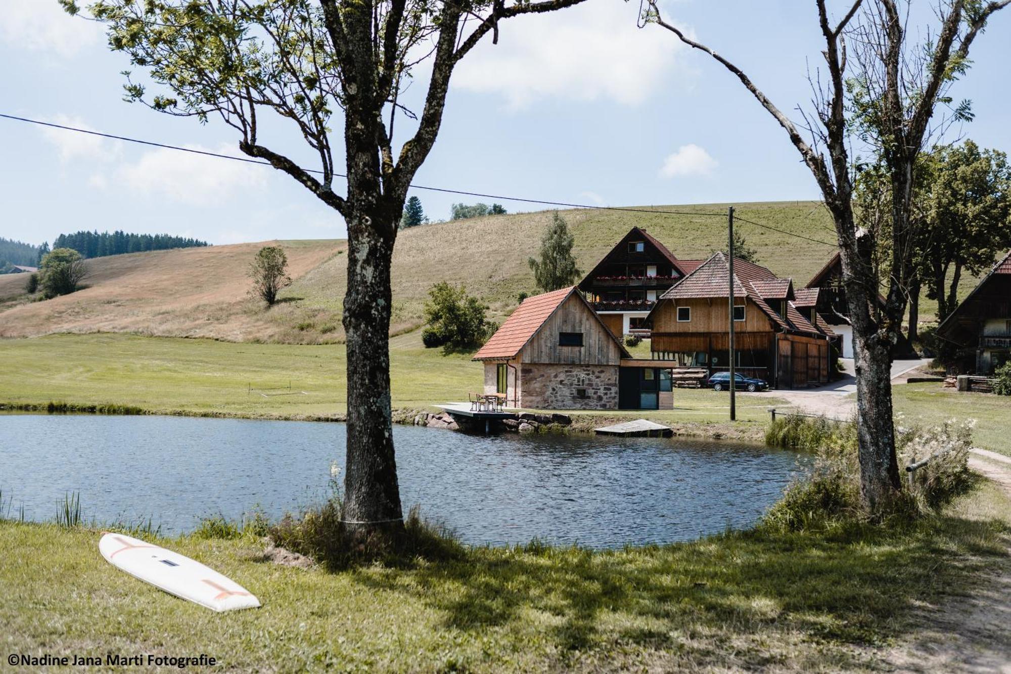 הוילה הורנברג Ferienhaus Im Schwarzwald Am See "Backhaeusle" מראה חיצוני תמונה