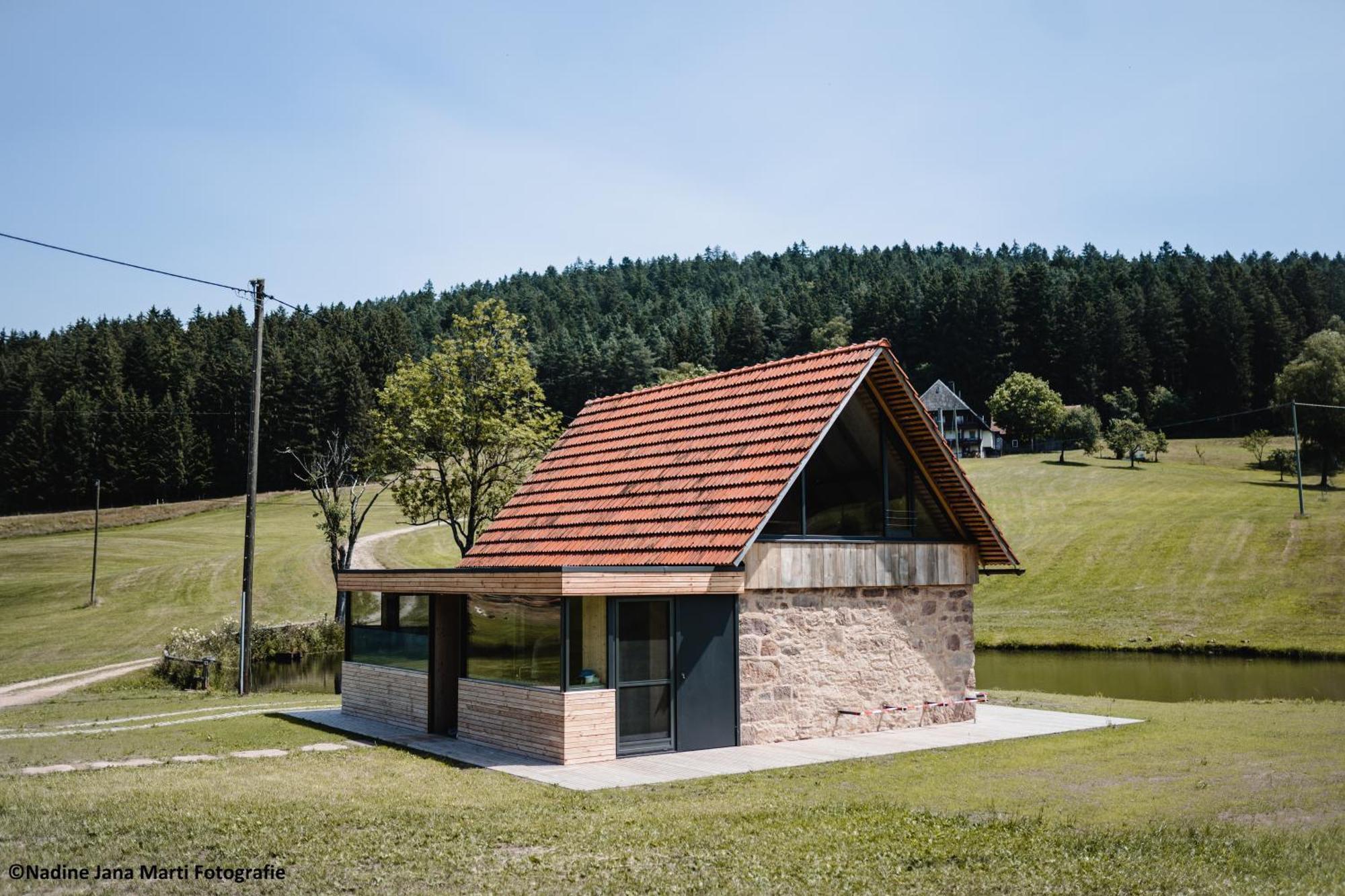 הוילה הורנברג Ferienhaus Im Schwarzwald Am See "Backhaeusle" מראה חיצוני תמונה